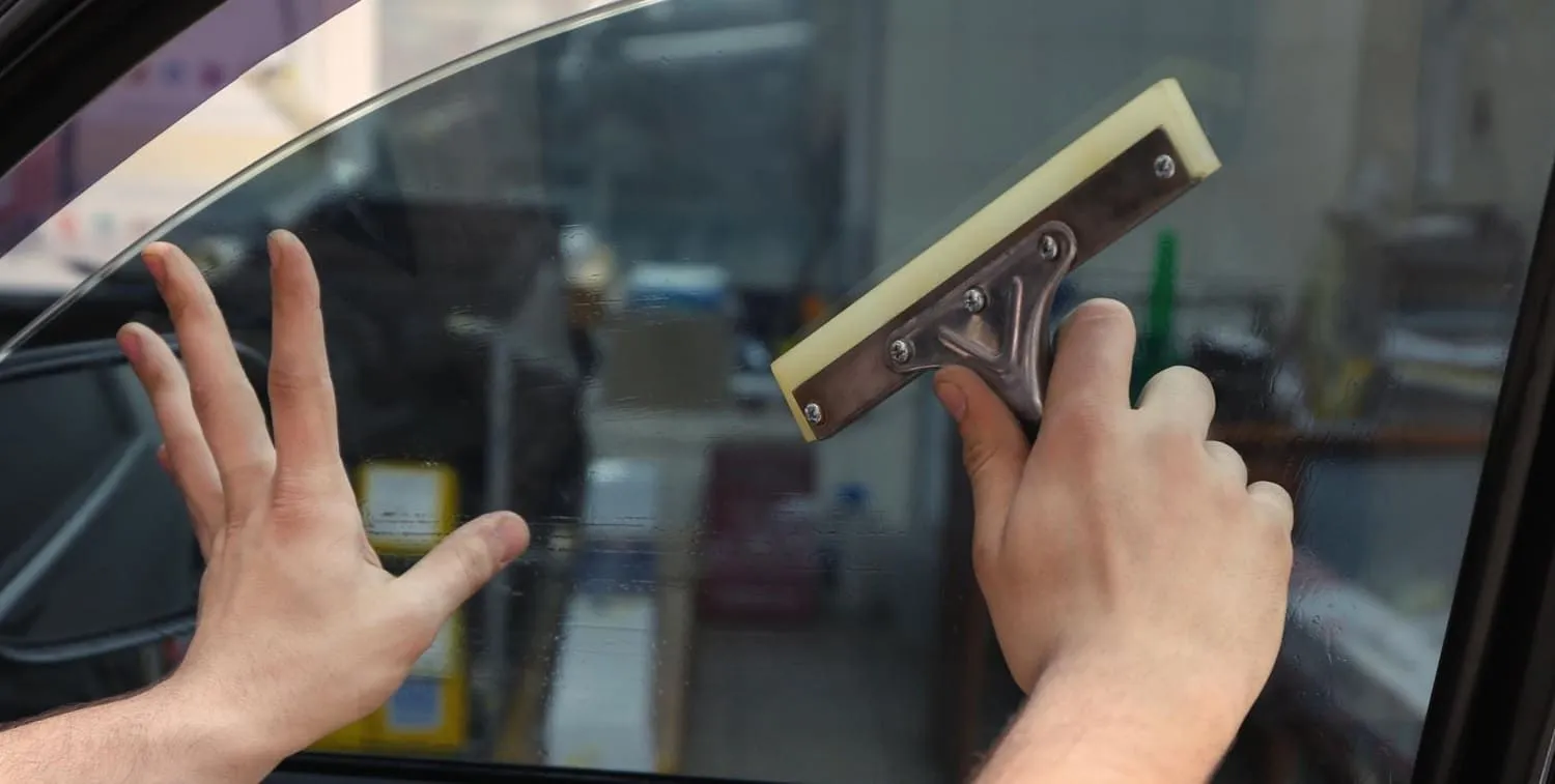 Professional car window tint installation